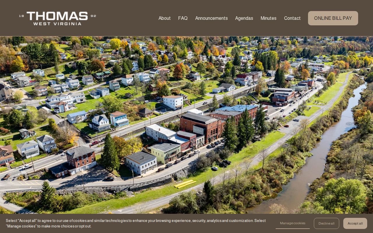 Thomas property records and City Hall public notice contact
